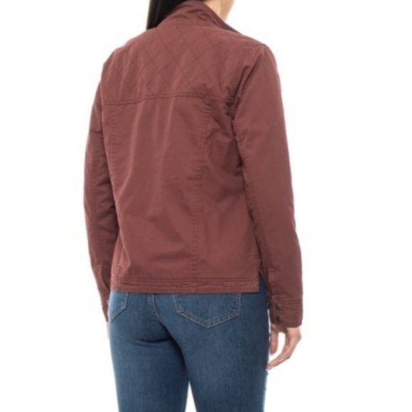 Toad&Co Kenai Organic Quilted Jacket Women’s XC Mahogany Maroon XS NWT - Picture 3 of 5